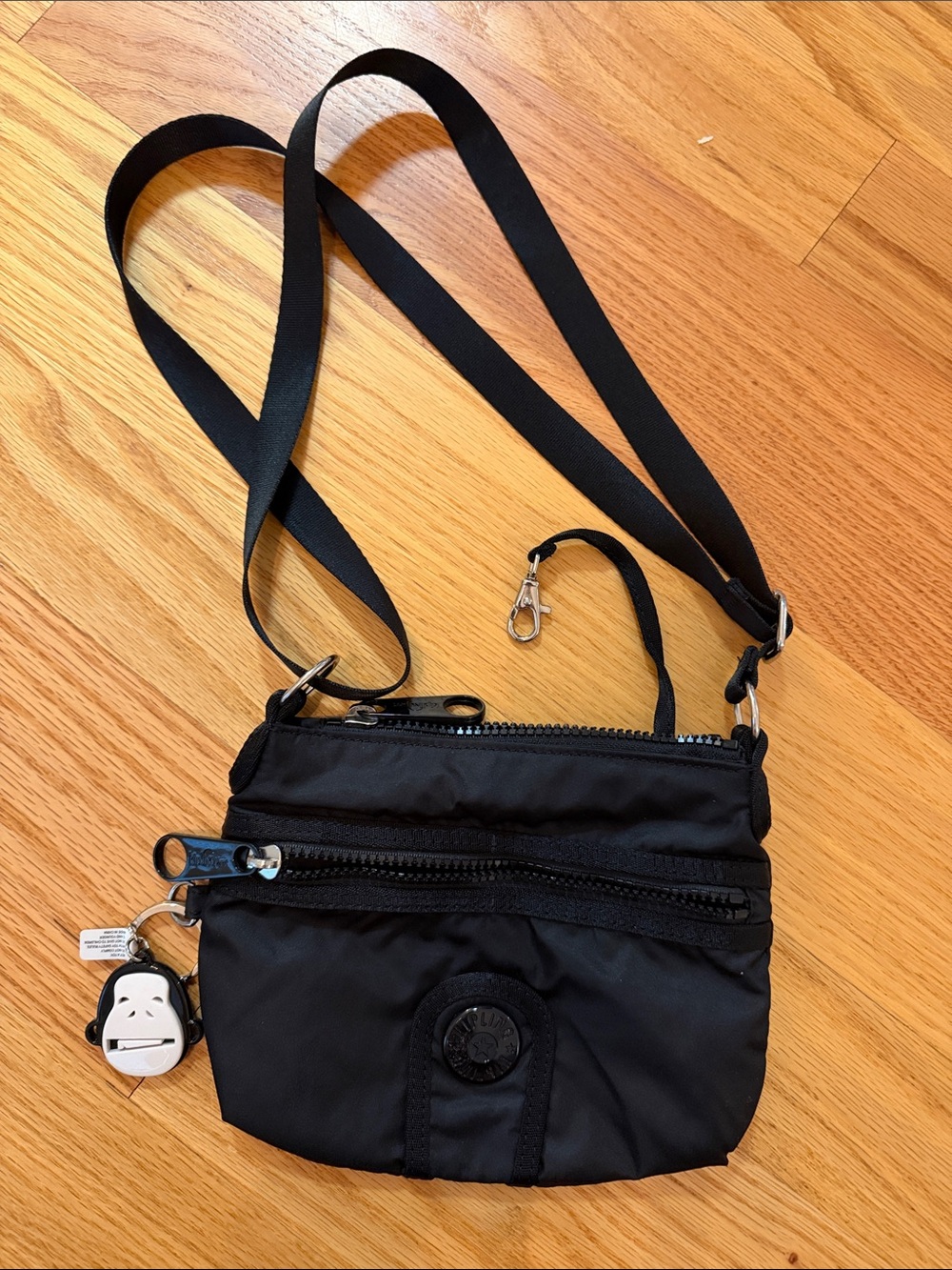 Brand new!! Kipling Black Crossbody Shoulder Bag - Small Essential Travel Purse